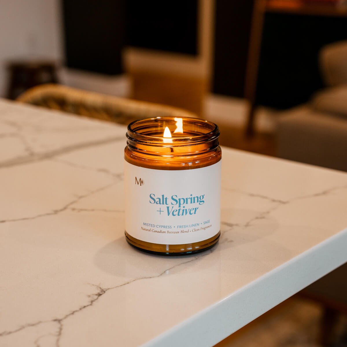 Salt Spring + Vetiver Candle Jar - Modern Hustle Marketplace
