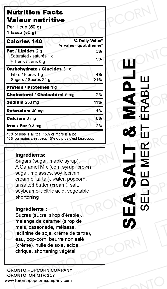 Sea Salt & Maple Popcorn - Modern Hustle Marketplace