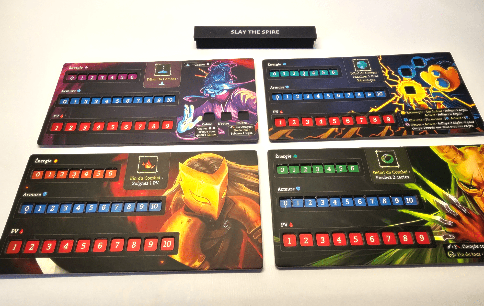 Slay The Spire - Player boards cube guides (Unofficial) - Modern Hustle Marketplace