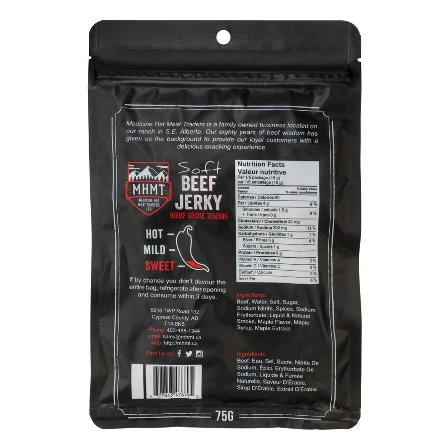 Smoky Maple Beef Jerky 75g - Modern Hustle Marketplace