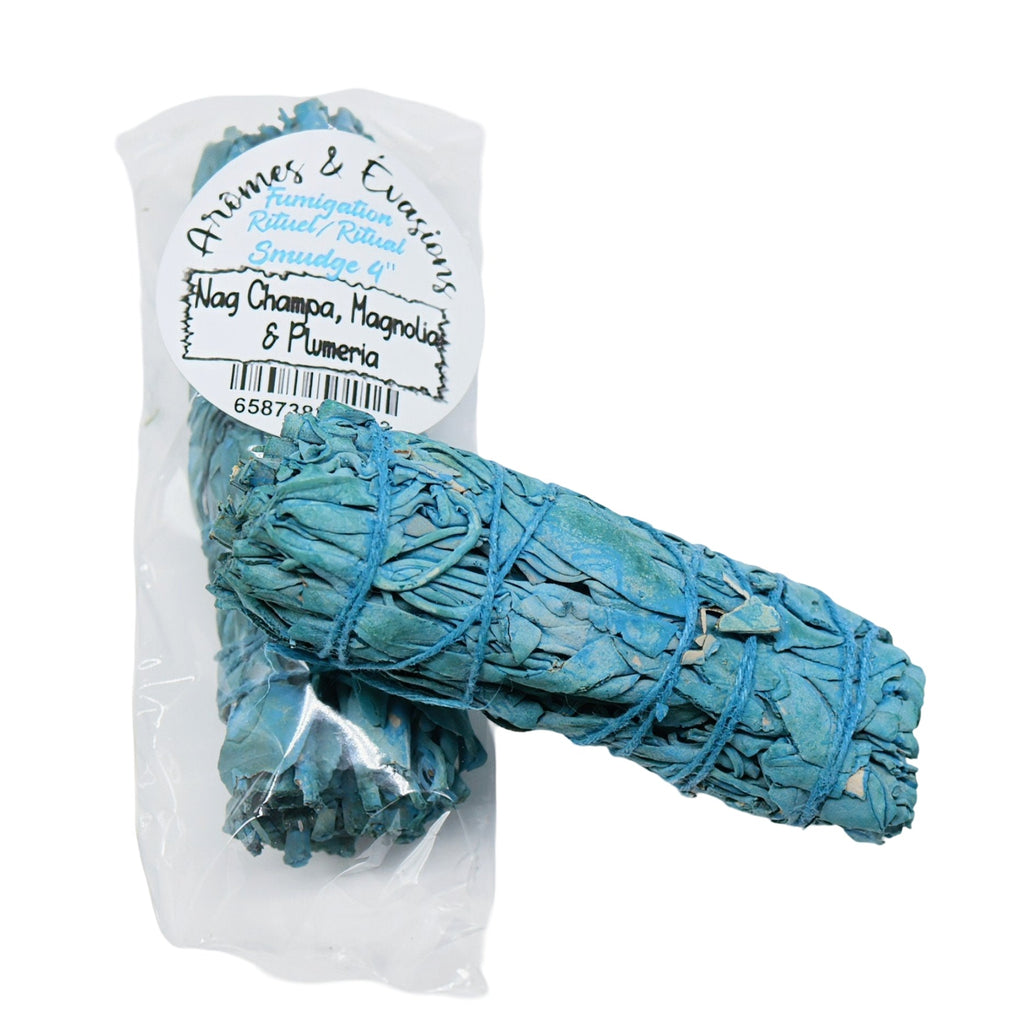 Smudging Incense Stick - Nag Champa, Magnolia & Plumeria - 4" - Modern Hustle Marketplace