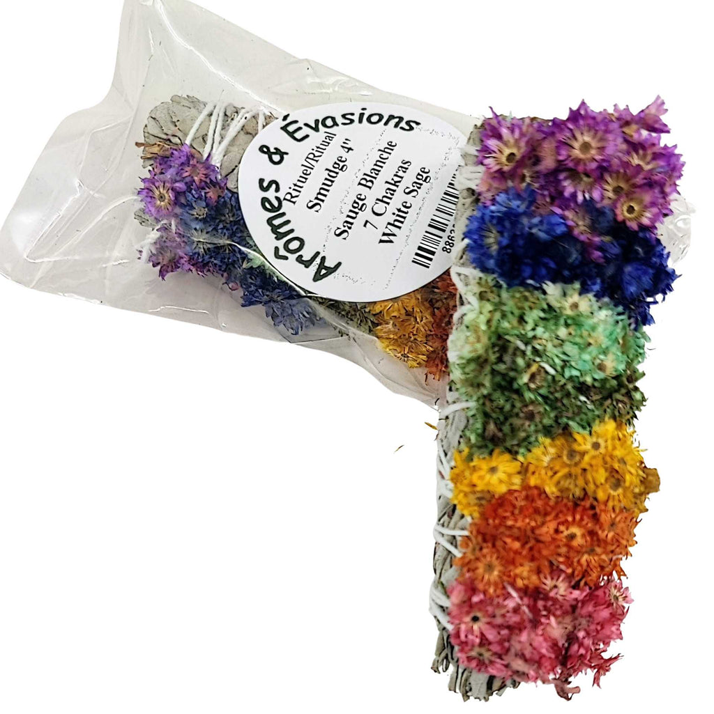 Smudging Incense Stick - Sage & 7 Chakras - 4" - Modern Hustle Marketplace