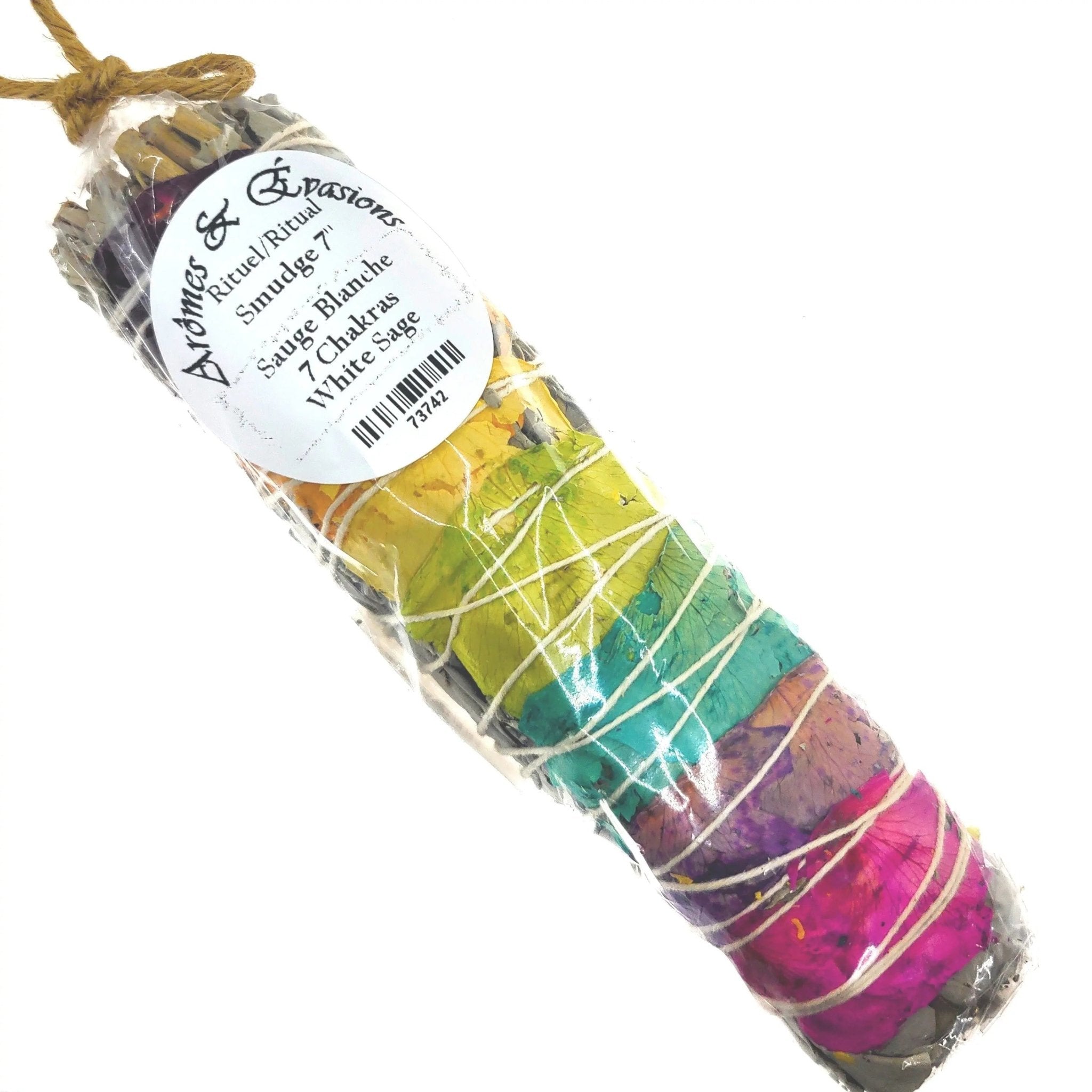 Smudging Incense Stick - Sage & 7 Chakras - 7'' - Modern Hustle Marketplace