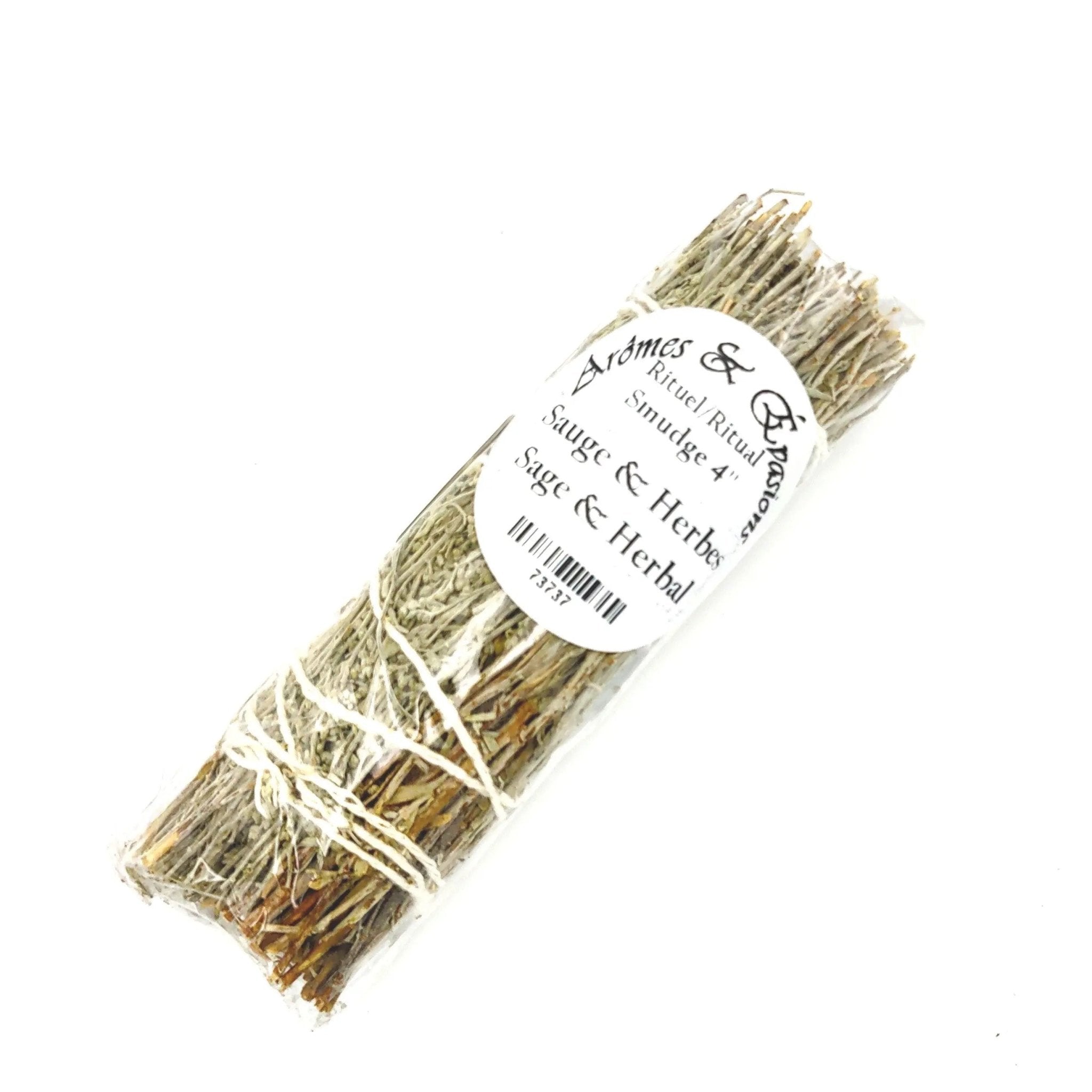 Smudging Incense Stick - Sage & Herbal Mixed - 4'' - Modern Hustle Marketplace