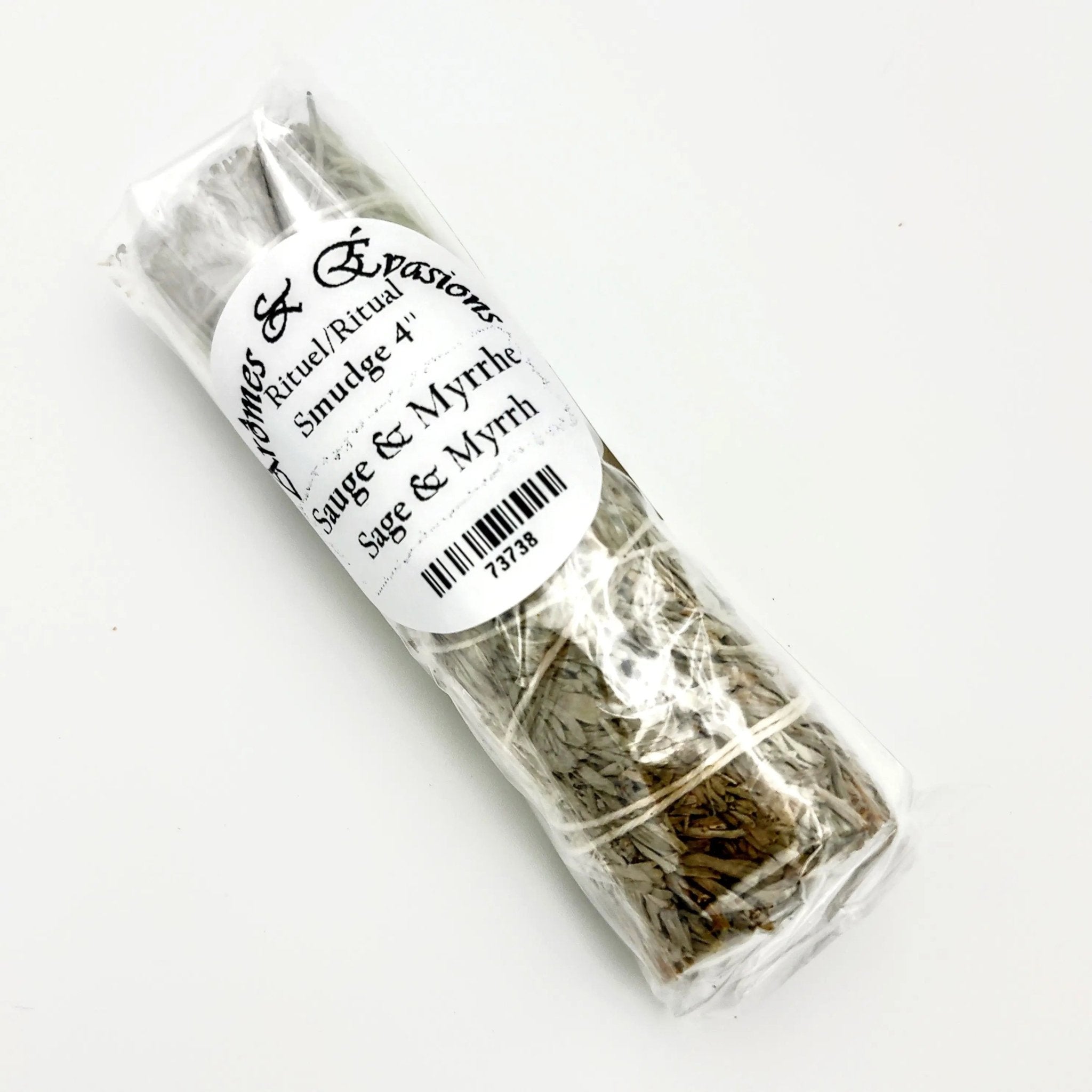 Smudging Incense Stick - Sage & Myrrh - 4'' - Modern Hustle Marketplace