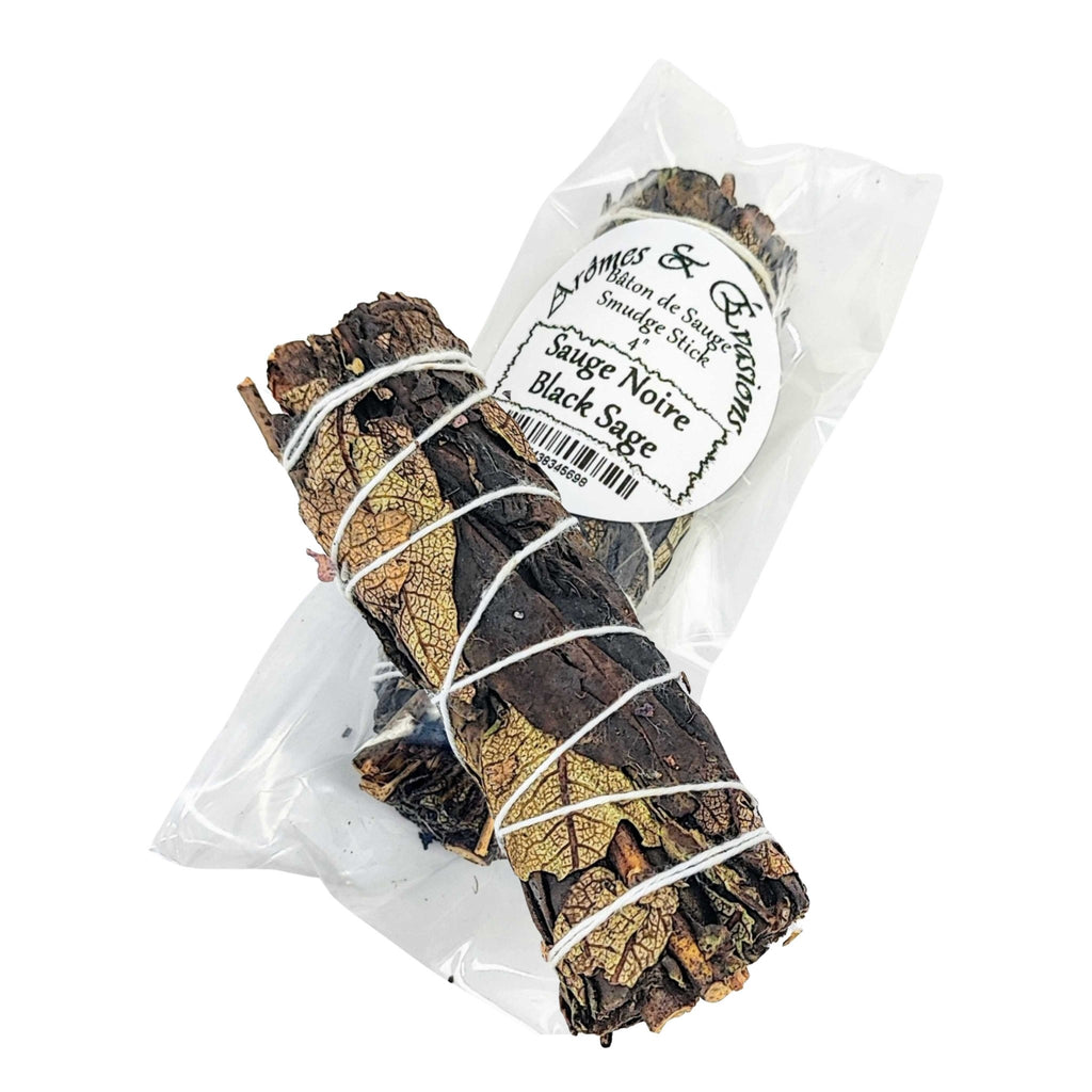 Smudging Incense Stick - White & Black Sage - 4" - Modern Hustle Marketplace