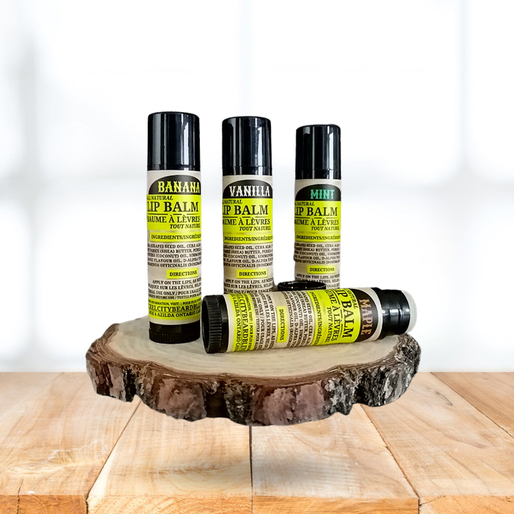 Soothing & Nourishing Lip Balm (4.5g) – Banana, Vanilla, Mint & Maple Flavors | Natural Hydrating Lip Care - Modern Hustle Marketplace