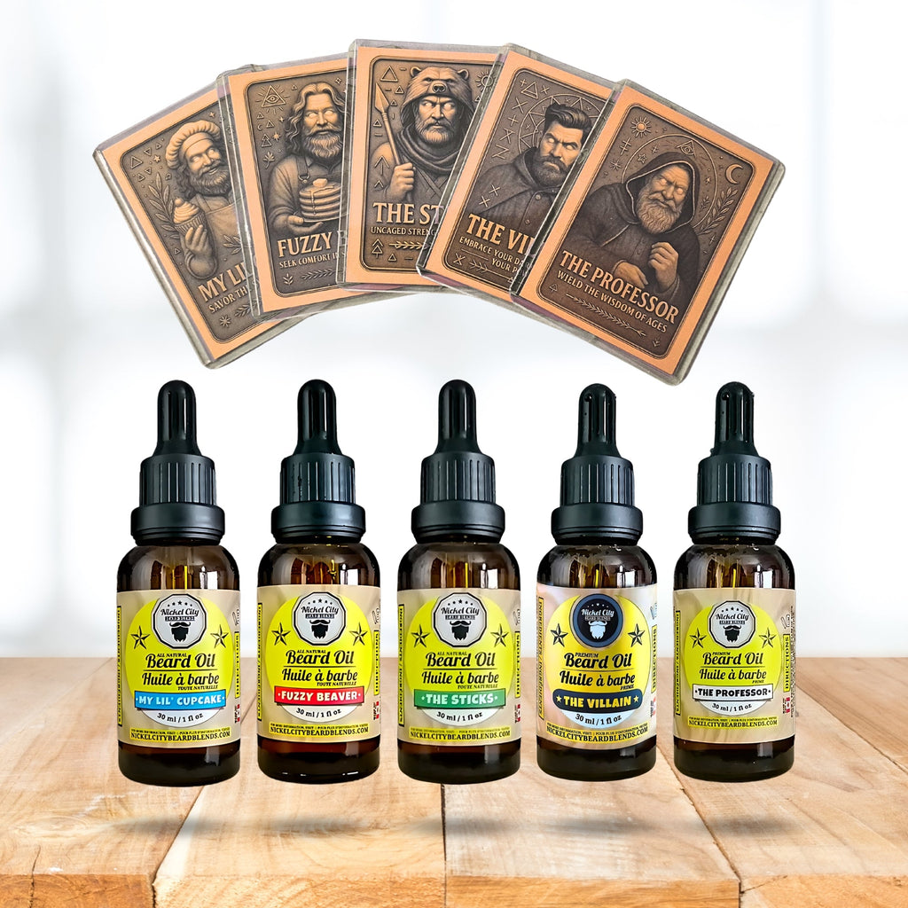 SoulSeries Collector’s Bundle | 5 Beard Oils + 5 Gold Foil Collector Cards (Limited Edition Set) - Modern Hustle Marketplace