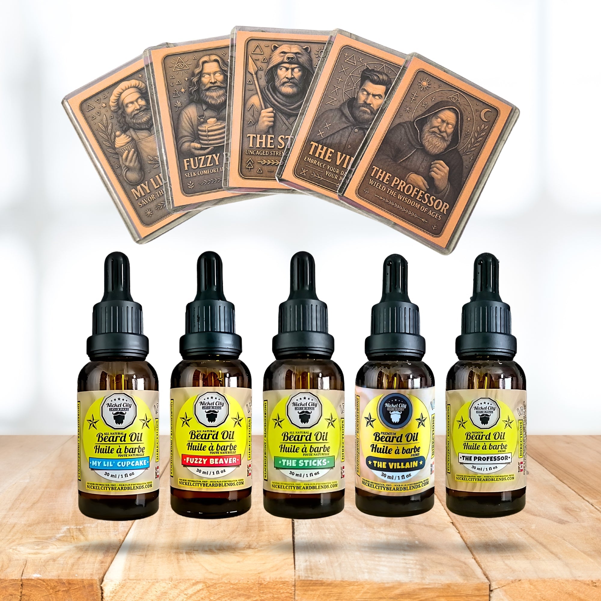 SoulSeries Collector’s Bundle | 5 Beard Oils + 5 Gold Foil Collector Cards (Limited Edition Set) - Modern Hustle Marketplace