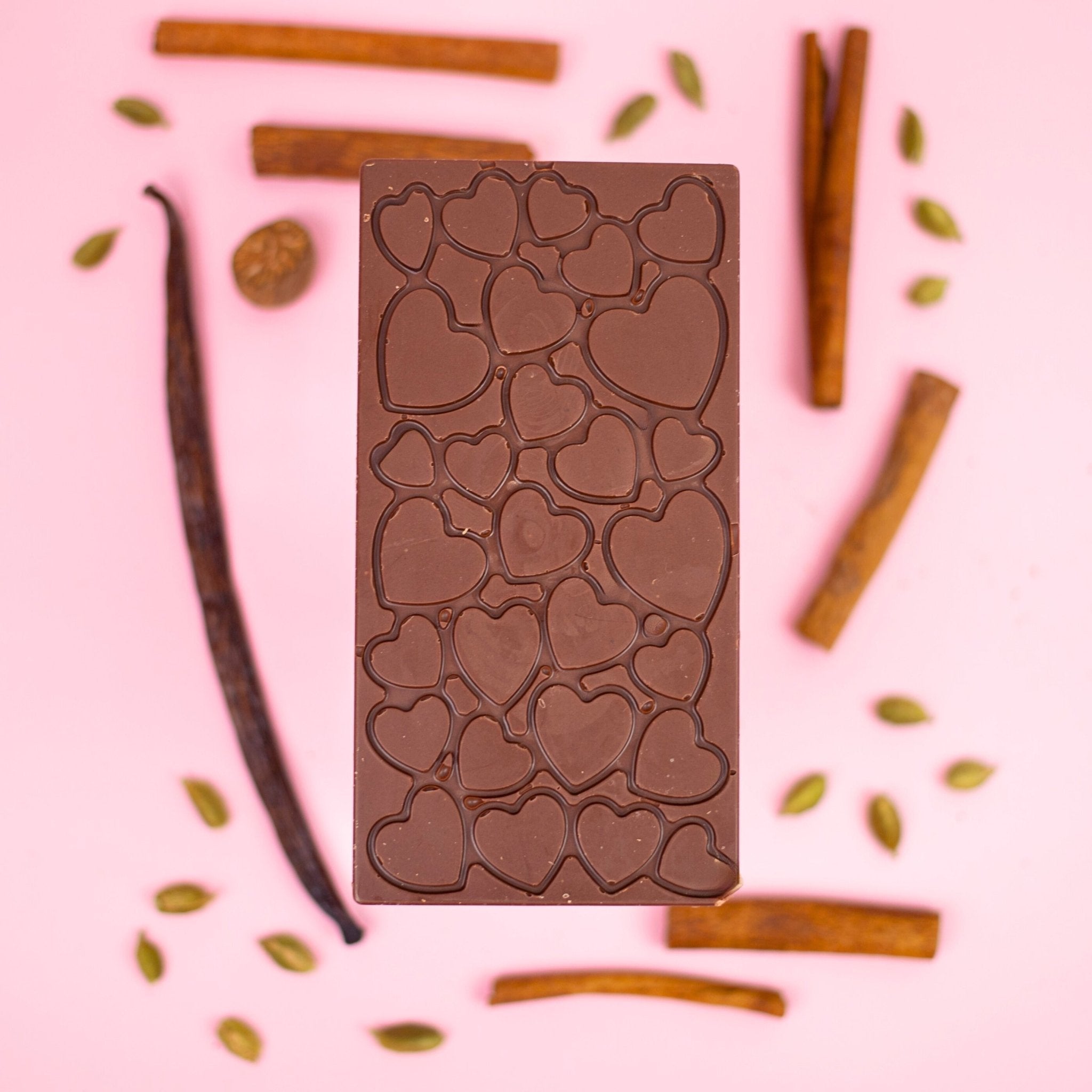 spiced kiss milk chocolate bar - Modern Hustle Marketplace