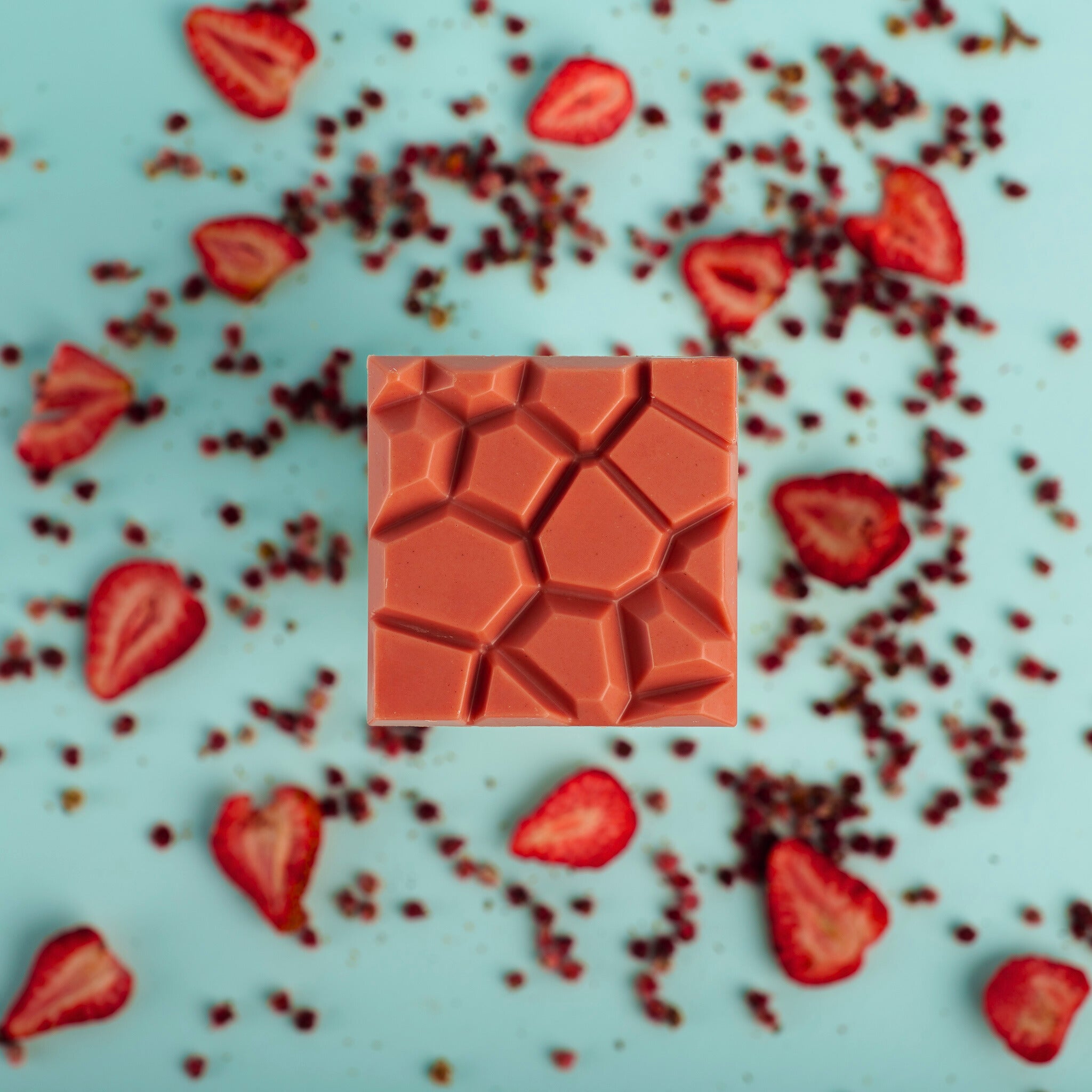 strawberry sumac chocolate bar - Modern Hustle Marketplace