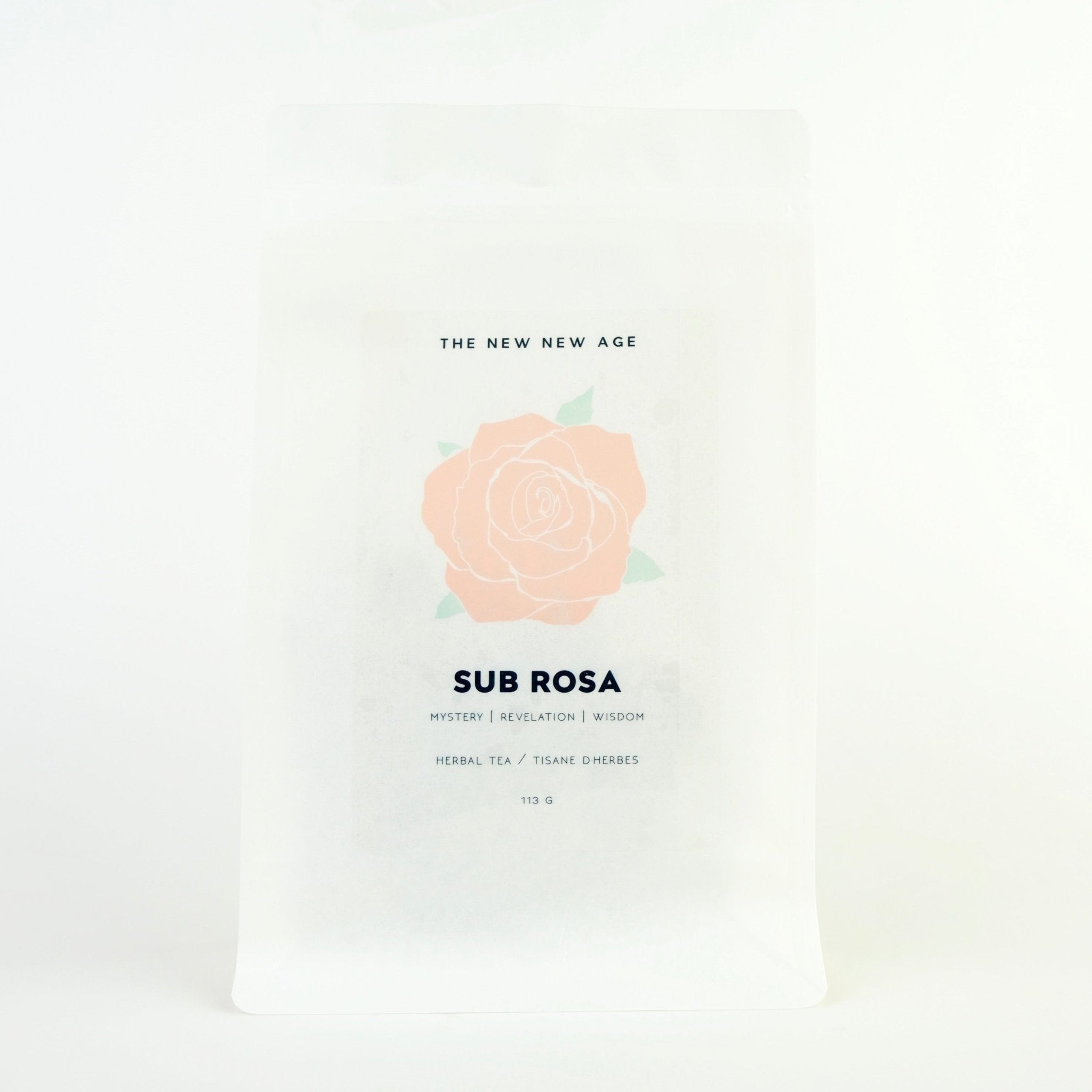 SUB ROSA // rhodiola, rose + holy basil tea - Modern Hustle Marketplace