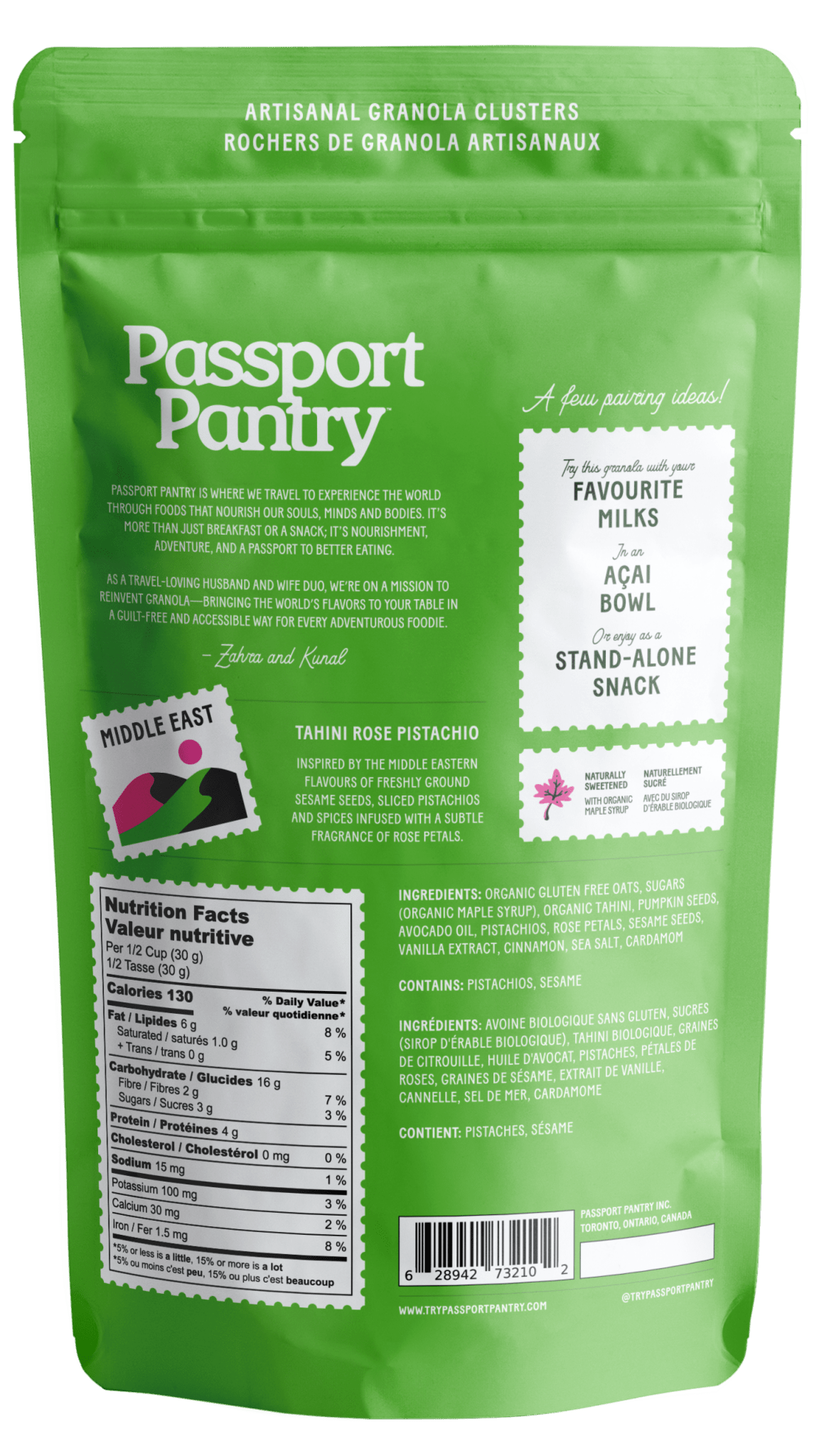 Tahini Rose Pistachio | Granola Clusters - Modern Hustle Marketplace