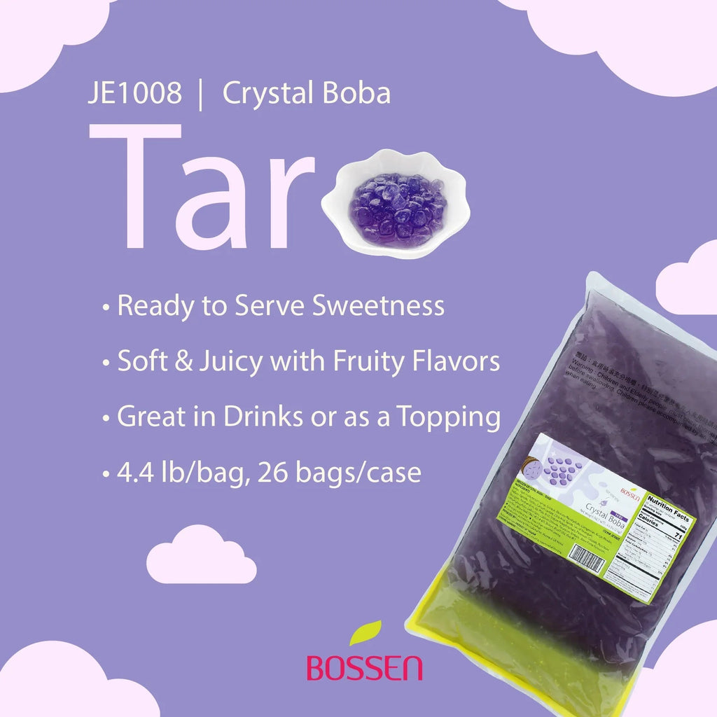 Taro | Crystal Boba | Agar Jelly Boba | Bossen Canada - Modern Hustle Marketplace