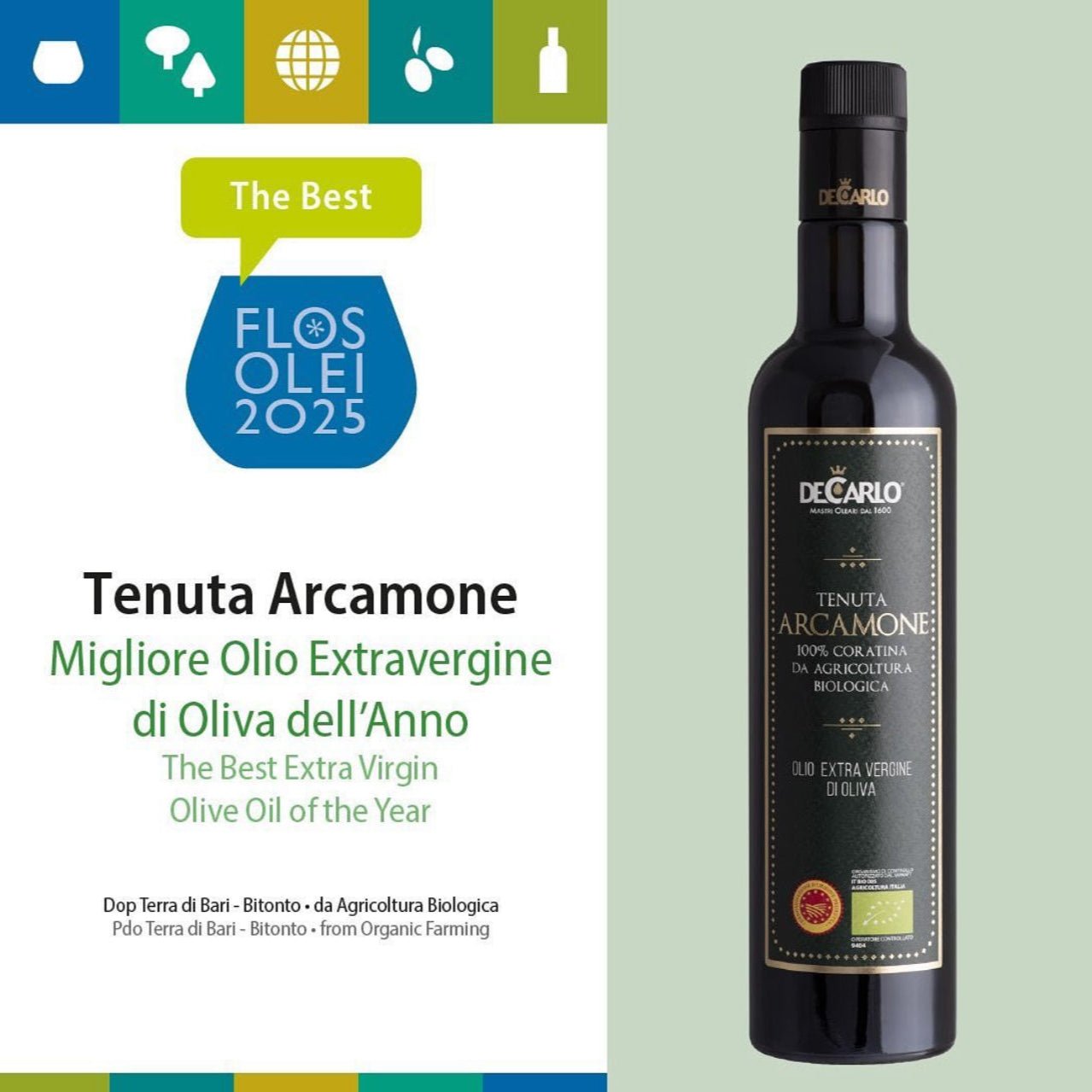 “TENUTA ARCAMONE” BIOLOGIQUE D.O.P. TERRA DI BARI - BITONTO - De Carlo - Modern Hustle Marketplace