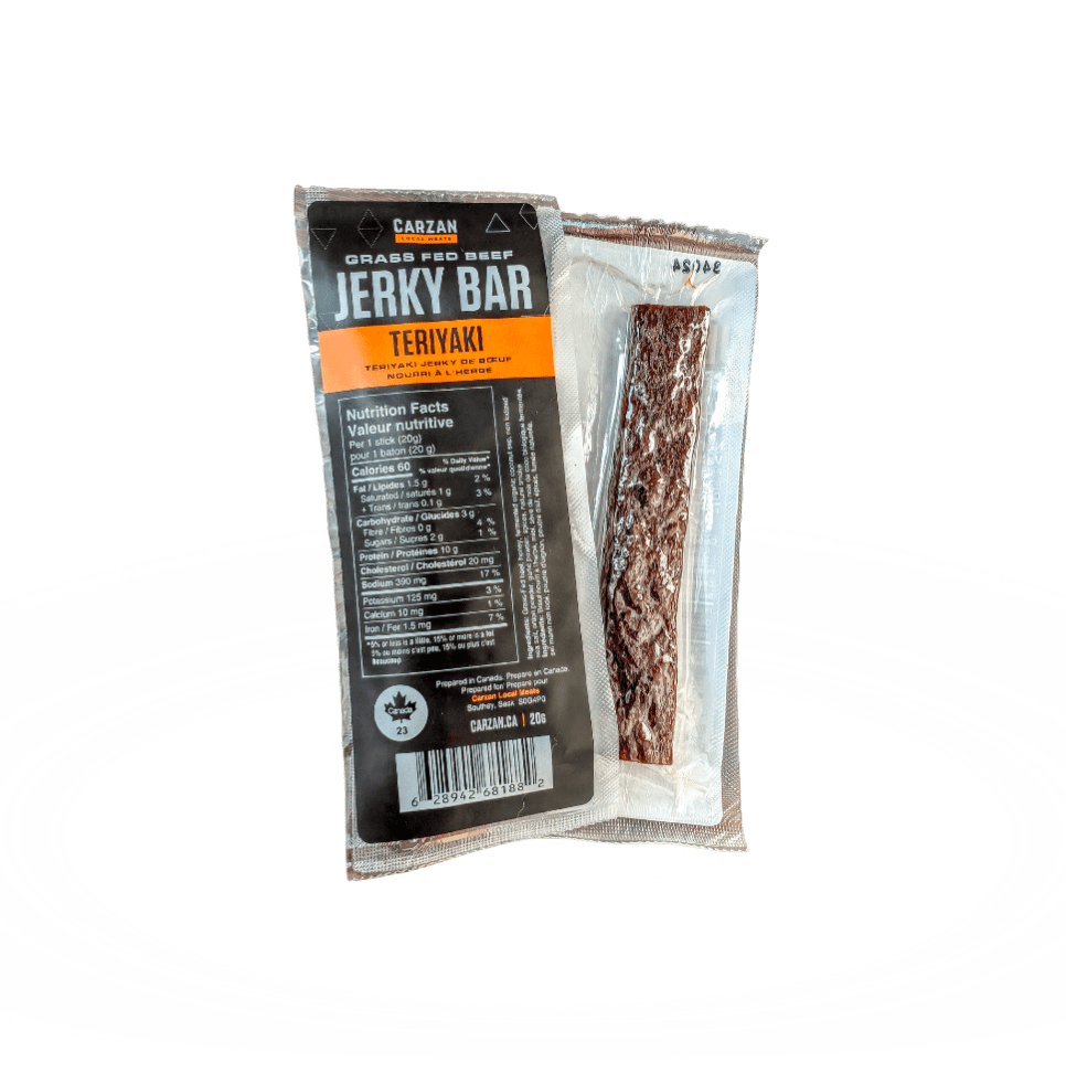 Teriyaki Grass - Fed Beef Jerky Bars - Modern Hustle Marketplace