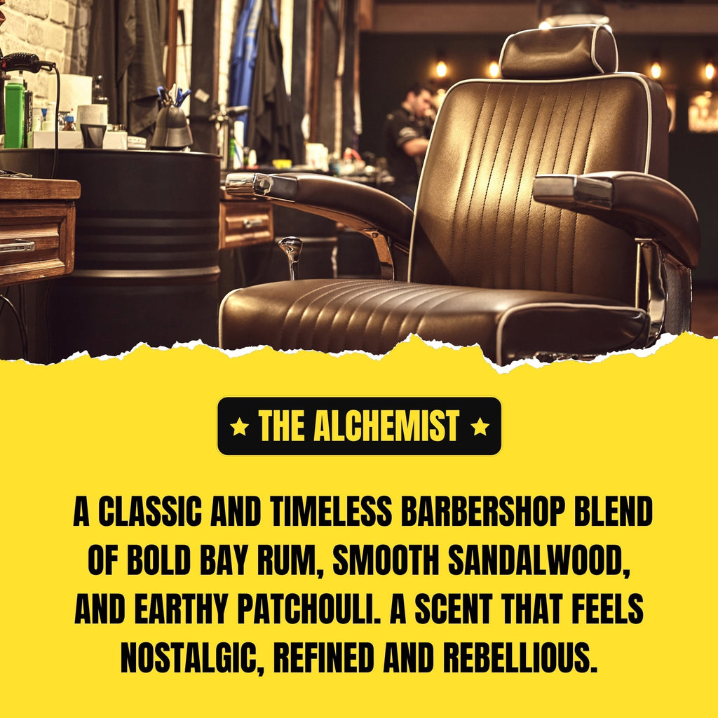 The Alchemist Beard Oil (30ml) – Bay Rum, Sandalwood & Patchouli | Classic Barbershop Scent | Premium Conditioning Beard Oil | Toronto's Celebrity Barber Dr. Fade Collaboration - Modern Hustle Marketplace