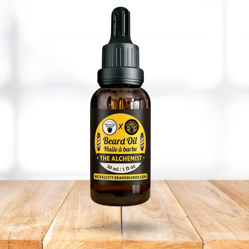 The Alchemist Beard Oil (30ml) – Bay Rum, Sandalwood & Patchouli | Classic Barbershop Scent | Premium Conditioning Beard Oil | Toronto's Celebrity Barber Dr. Fade Collaboration - Modern Hustle Marketplace