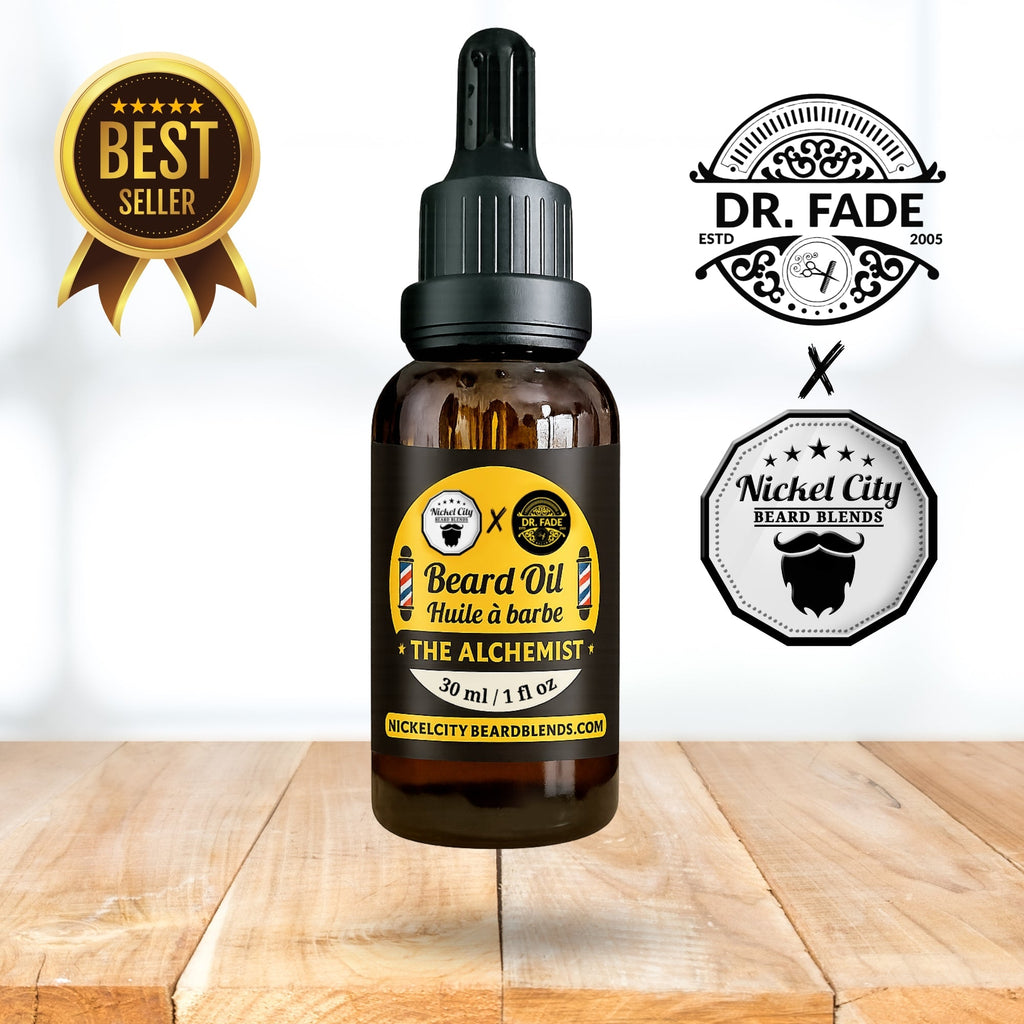 "The Order of Three" Beard Oil Bundle (3 - Piece Ritual Set) – The Professor + The Villain + The Alchemist (3x 30ml) | Includes FREE Magnetic Decal | Handcrafted in Canada - Modern Hustle Marketplace
