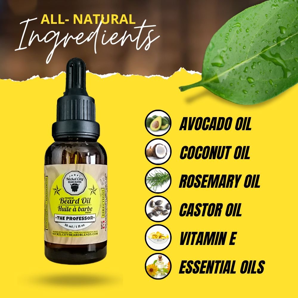 The Professor Beard Oil (30ml) – Cedarwood, Vanilla & Sweet Cigar | Premium Conditioning Beard Oil | Dr. Chris Schneider Collaboration - Modern Hustle Marketplace