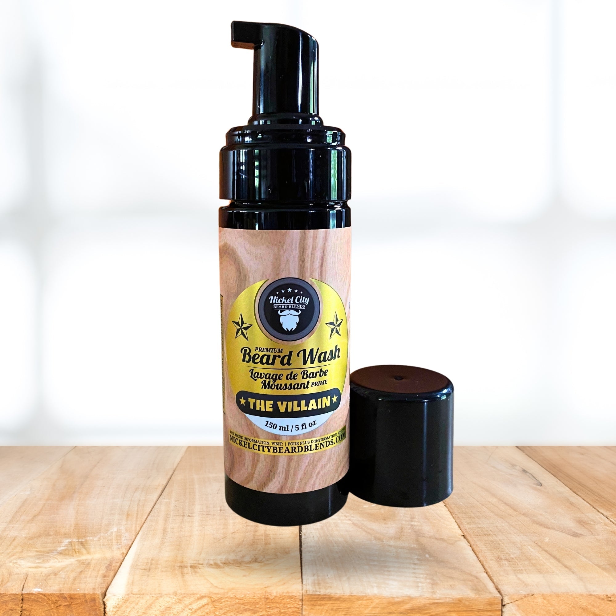 The Villain Beard Wash (150ml) – Spiced Tobacco, Fresh Leather, Cognac & Bourbon with Creamy Vanilla | Refreshing Beard Shampoo & Cleanser - Modern Hustle Marketplace