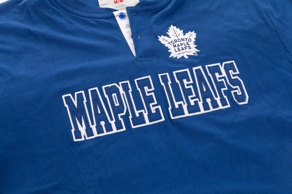 Toronto Maple Leafs Long Sleeve Henley - Modern Hustle Marketplace