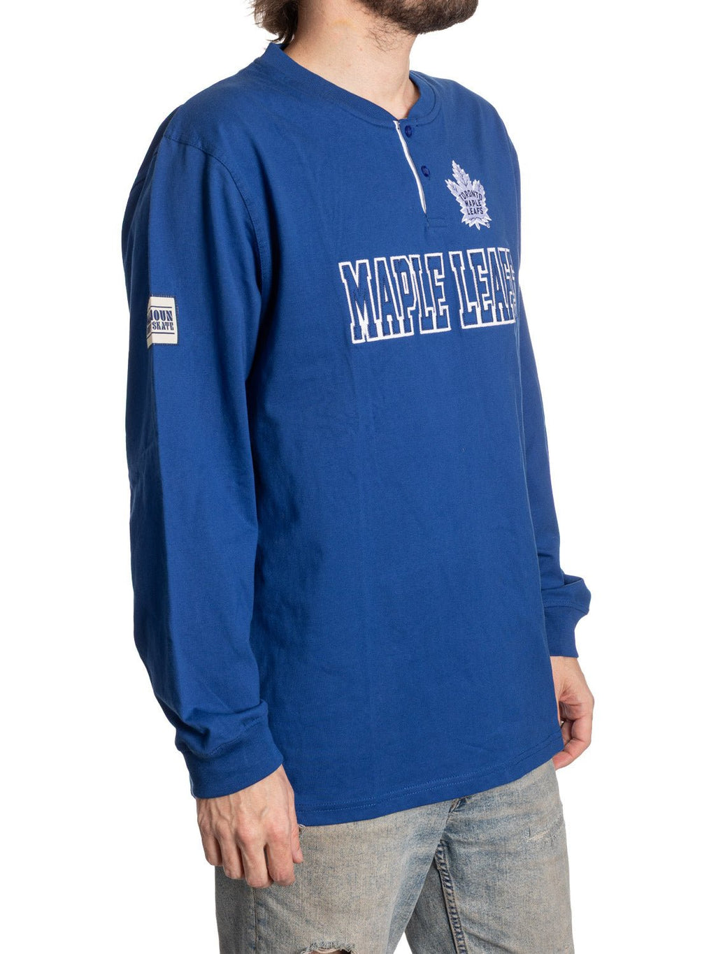 Toronto Maple Leafs Long Sleeve Henley - Modern Hustle Marketplace