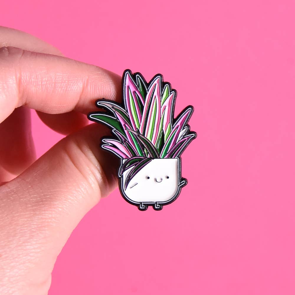 Tradescantia spathacea Enamel Pin - Modern Hustle Marketplace