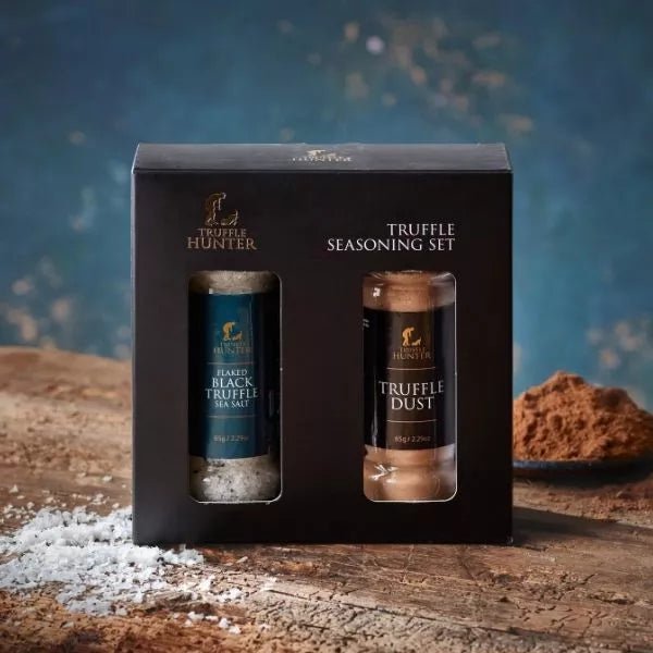 Truffle Seasoning Set - Gift Set - Truffle Dust Shaker & Sea Salt Shaker - Modern Hustle Marketplace