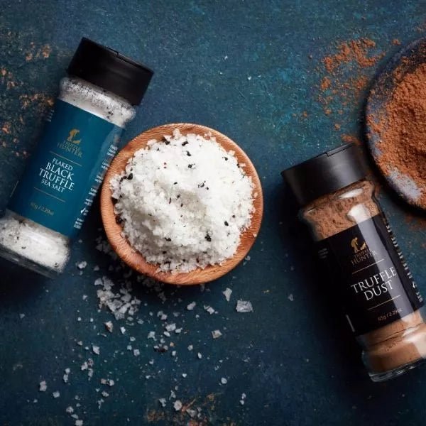 Truffle Seasoning Set - Gift Set - Truffle Dust Shaker & Sea Salt Shaker - Modern Hustle Marketplace