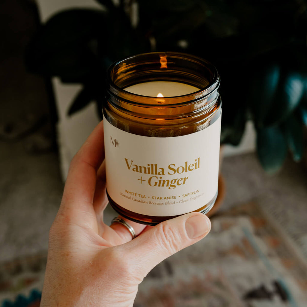 Vanilla Soleil + Ginger Candle Jar - Modern Hustle Marketplace