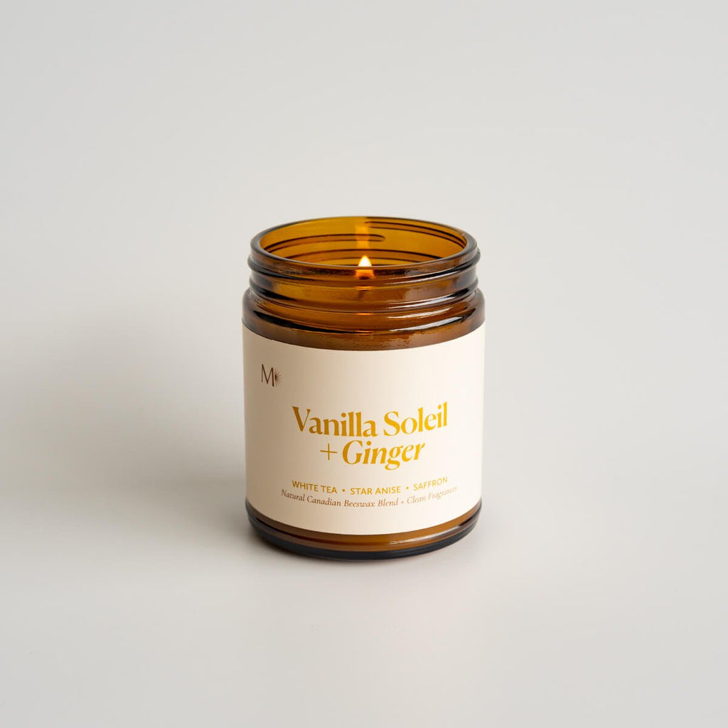 Vanilla Soleil + Ginger Candle Jar - Modern Hustle Marketplace