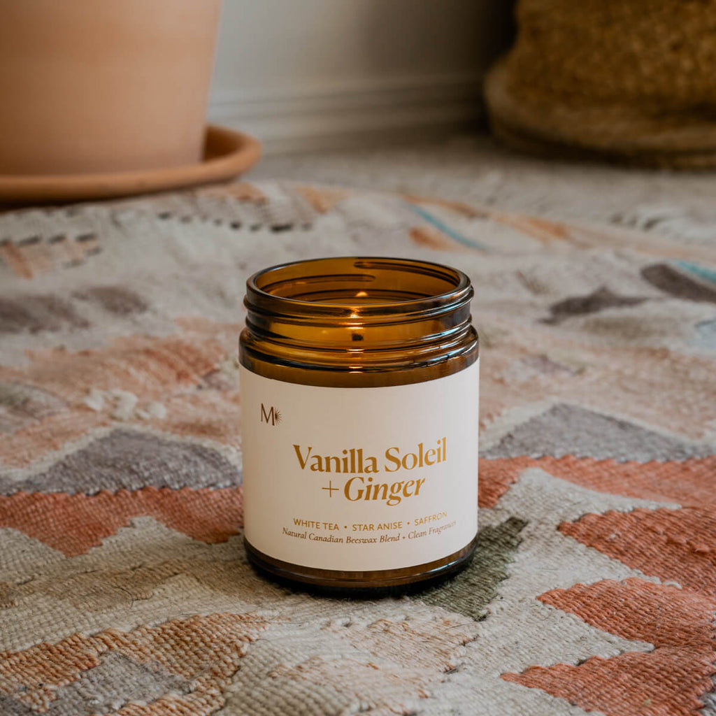 Vanilla Soleil + Ginger Candle Jar - Modern Hustle Marketplace