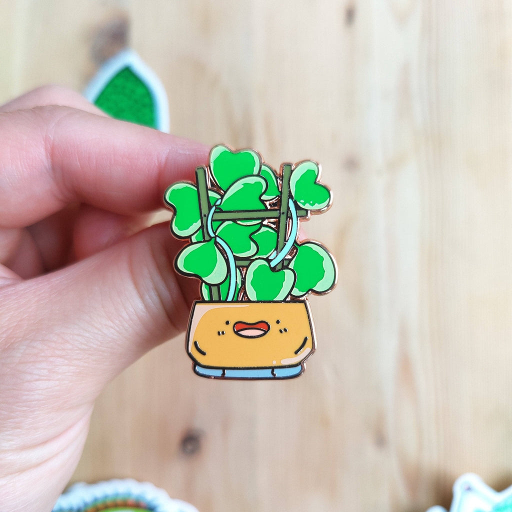 Variegated Hoya Kerrii Enamel Pin - Modern Hustle Marketplace
