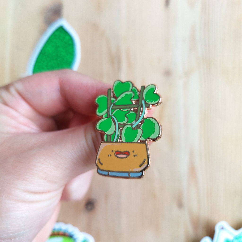 Variegated Hoya Kerrii Enamel Pin - Modern Hustle Marketplace