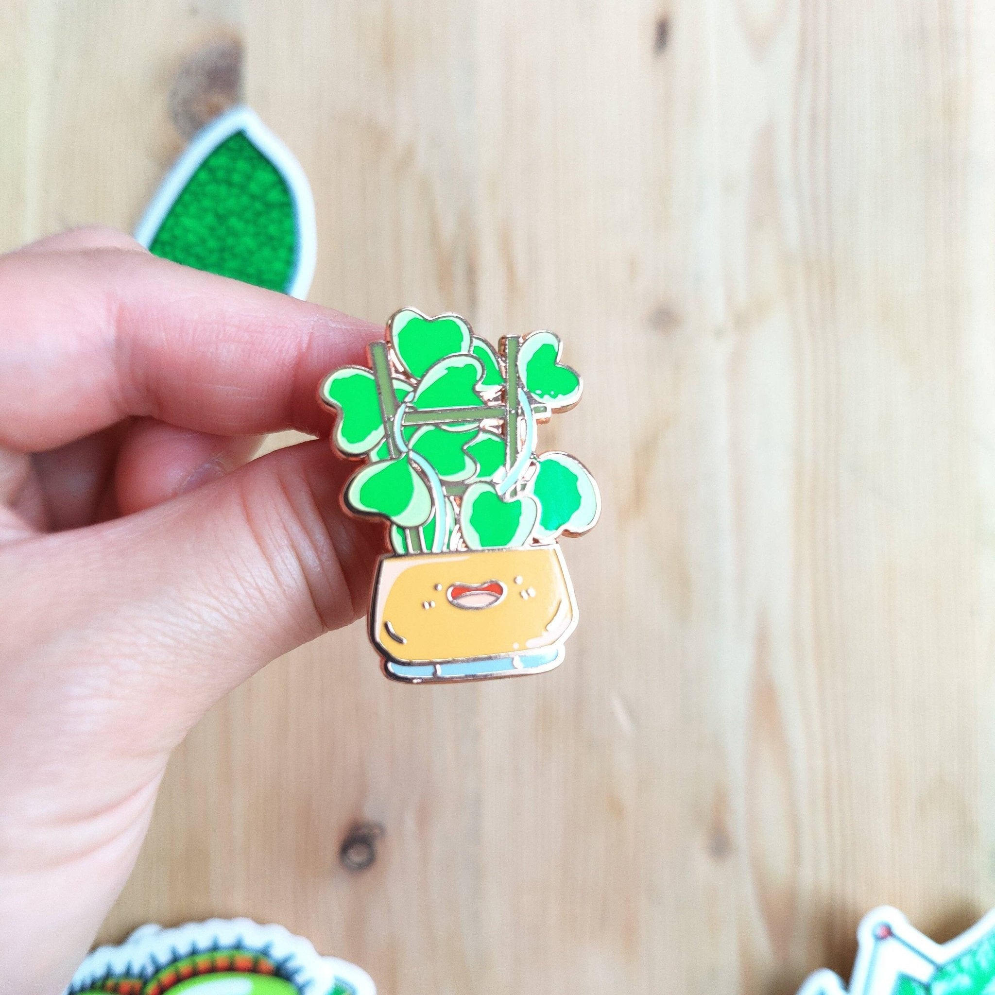 Variegated Hoya Kerrii Enamel Pin - Modern Hustle Marketplace