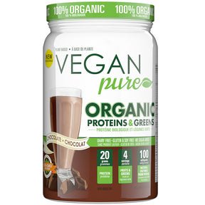 Vegan Pure - Organic Protein & Greens Choc (478g) - Modern Hustle Marketplace