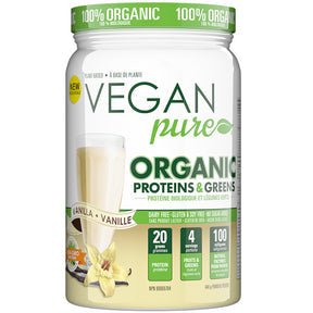 Vegan Pure - Organic Protein & Greens Vanilla (444g) - Modern Hustle Marketplace