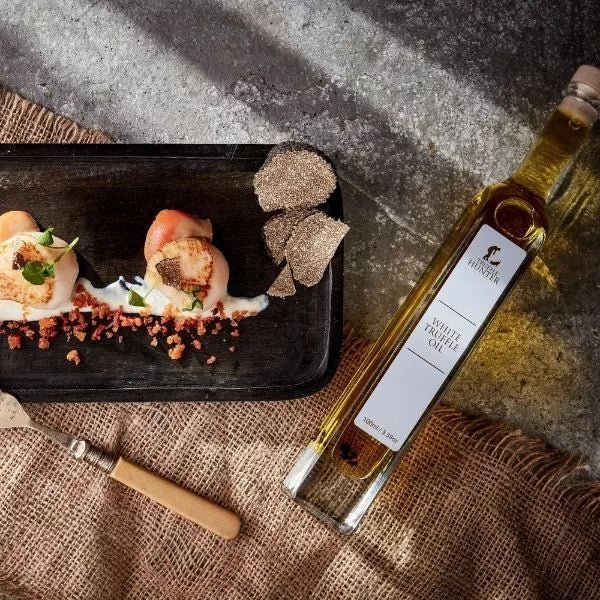 White Truffle Oil Gift Bottle (100ml) - Seasoning & Marinading - Olive Oil - Modern Hustle Marketplace
