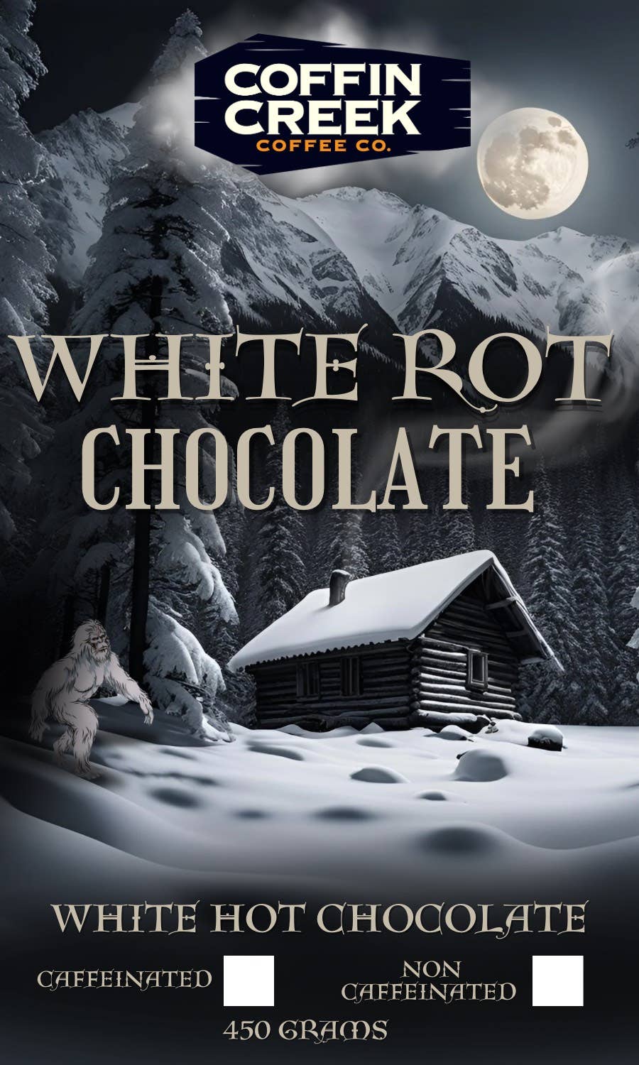 White Zombie - Creamy White Hot Chocolate - 1lb: Non - Caffeinated - Modern Hustle Marketplace