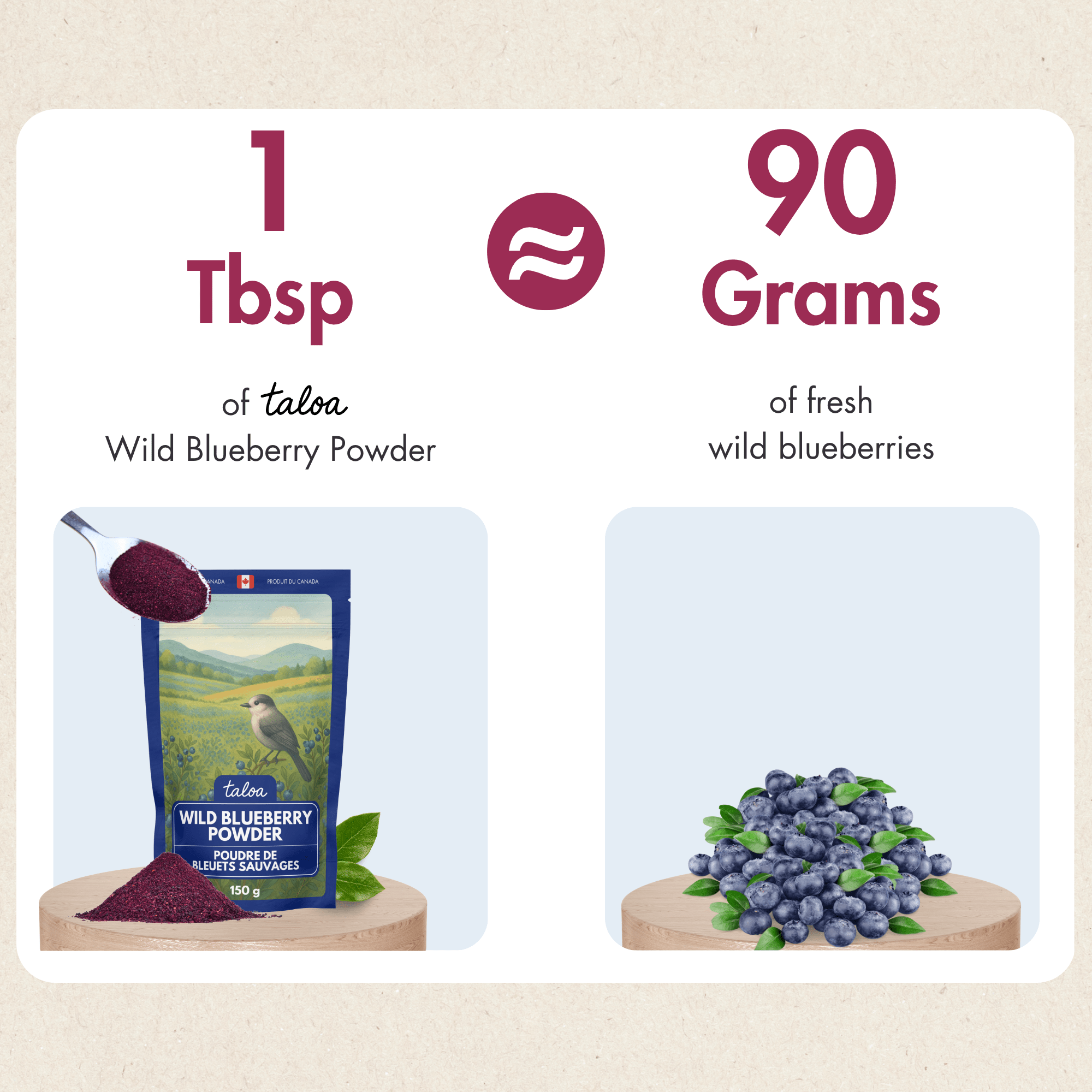 Wild Blueberry Powder 150 g - Made in Canada - Modern Hustle Marketplace