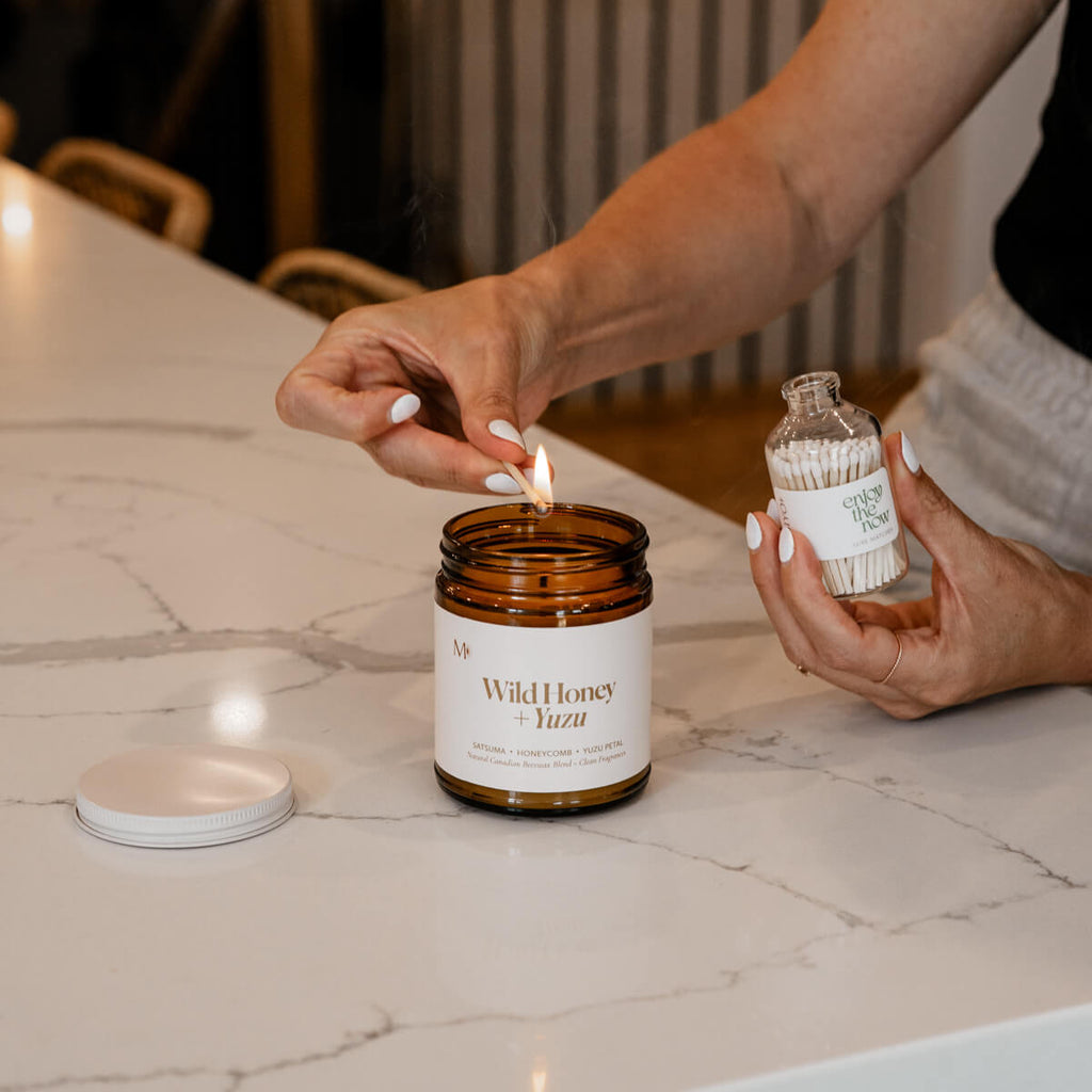 Wild Honey + Yuzu Candle Jar - Modern Hustle Marketplace
